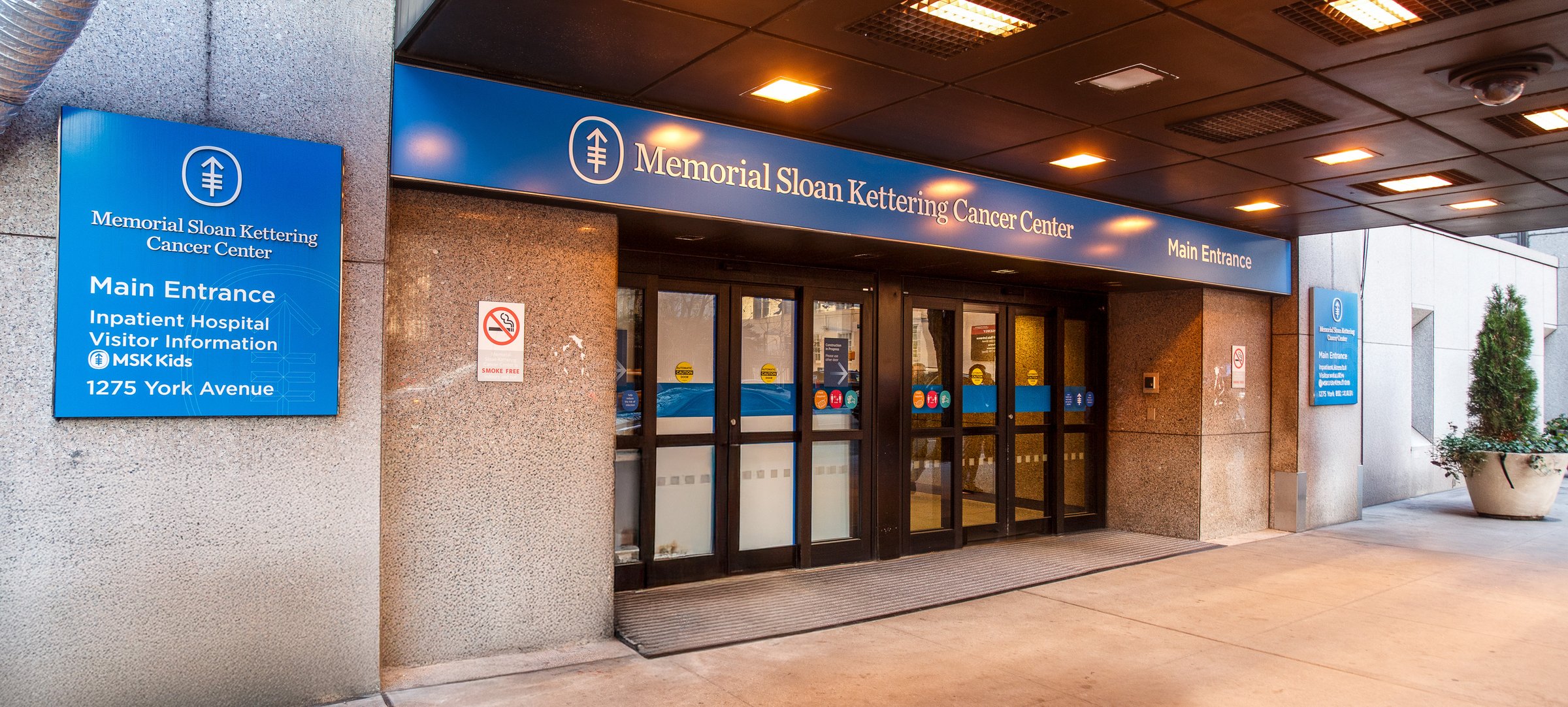 Memorial Sloan Kettering Cancer Center main entrance